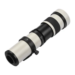 MF Telephoto Zoom Lens F/8.3-16 420-800mm For Canon 50D 7D 6D E0T7 - Picture 1 of 8
