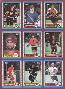 1989-90 TOPPS 89-90 NHL HOCKEY CARD 1-117 SEE LIST