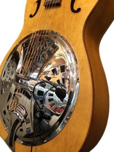 The Feather Dobro Square Neck Resonator Pickup per Chitarra con Micro-Goo Flessibile... - Foto 1 di 9