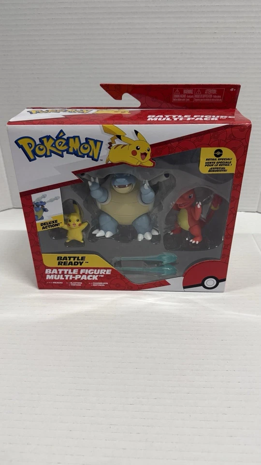 Pokemon Battle Figure Multi Pack Blastoise Cannon Deluxe Action Retail Special