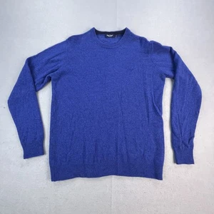 James Pringle Pullover Herren mittelblau 100% Wolle Rundhals Pullover warm klassisch - Bild 1 von 10
