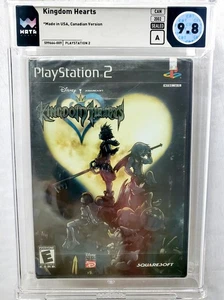 KINGDOM HEARTS WATA 9.8 A PlayStation 2 PS2 Impresión Temprana NTSC Estuche Error POP 1!!! - Imagen 1 de 7