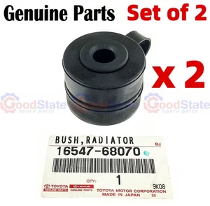 Genuine LandCruiser 79 Series HZJ HDJ FZJ Upper Radiator Mount Bush Rubber x2 - Picture 1 of 4