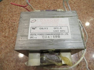 Microwave oven high voltage transformer OBJY2 PC-R - Picture 1 of 2