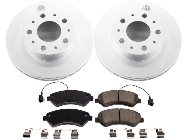 Kit de pastillas de freno delanteras y rotor para Ram ProMaster 2500 2015 2016 2014-2024 BV126CK Foto 1 de 1