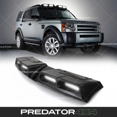 GLOSS BLACK QUAD POD ROOF MOUNTED LIGHT FOR LAND ROVER DISCOVERY 3 4 L319 04-16 - Image 1 of 4