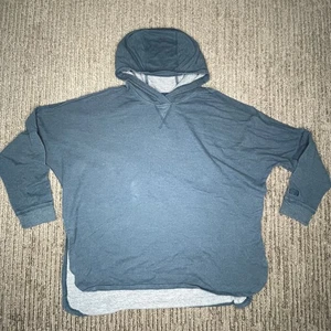 The North Face Size L Women Hoodie Pullover Long Sleeve Blue - Picture 1 of 12
