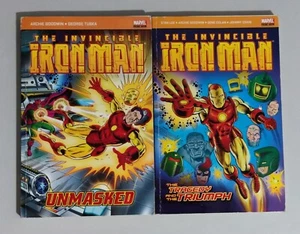 The Invincible Iron Man Marvel Pocket Book Bundle Unmasked, Tragedy & Triumph - Picture 1 of 17