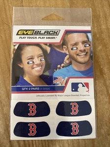 Boston Red Socks Eye Black Stickers Baseball Authentic Team Spirit Fan - Picture 1 of 1