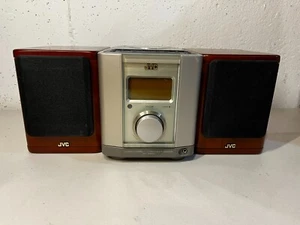 JVC FS-2000 Bookshelf Radio Stereo CD System w/ Wood Speakers - Picture 1 of 12