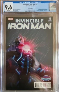 INVINCIBLE IRON MAN #9-1er completo RIRI WILLIAMS/IRONHEART- TORCOTTE VAR CGC 9,6 WP - Imagen 1 de 4