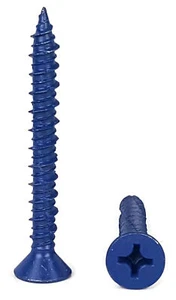 Flat Head Concrete Masonry Anchor Concrete Screw 3/16" x 2-3/4" Qty 2,000 - Picture 1 of 4