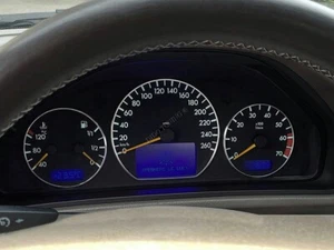 For Mercedes W210 00-02 Polished Aluminium Dial Surrounds Speedo Rings x3 - Bild 1 von 11