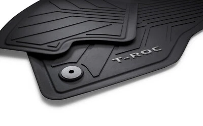 Original VW T-ROC Fußmatten Gummi Allwettermatten vorn + hinten 2GA061500  82V - Bild 1 von 3