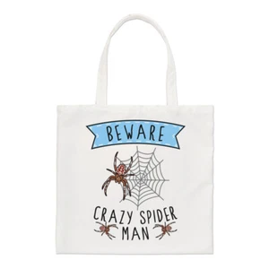 Tenga Cuidado Con Crazy Spiderman Estándar Bolsa Padres Día Boyfriend Divertido - Imagen 1 de 1