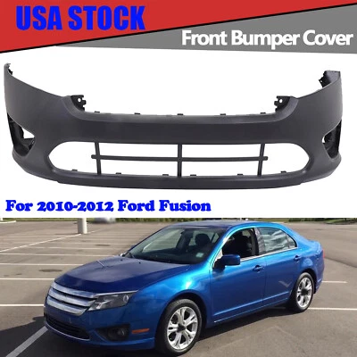 NEW Primered Front Bumper Cover Fascia Fits 2010 2011 2012 Ford Fusion Foto 1 de 4