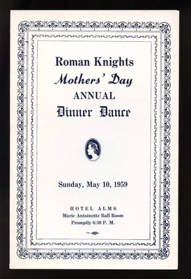 Ernie Lombardi Autographed Roman Knights Honorary Dinner Program Reds - Image 1 of 3