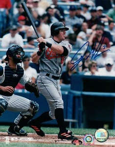 Jay Gibbons Signed 8X10 Photo Autograph Baltimore Orioles Road Swing MLB Sticker - Picture 1 of 1