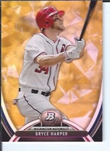 Bryce Harper 2013 Bowman Platinum Gold Parallel - Picture 1 of 1