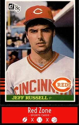 1985 Donruss - #487 Jeff Russell NM Set Break. - Image 1 of 2