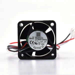 Ventilador de refrigeración EFB0412HHD para Delta Ball Switchboard 40*40*20mm 0.15A 12V 3wire4pin - Imagen 1 de 4