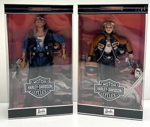 NUEVO Par Harley Davidson Barbie & Ken Muñeca Edición Coleccionista Mattel 25637 25638 - Imagen 1 de 8