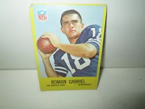 ROMAN GABRIEL 1967 Vintage Philadelphia Gum Card #88 LOS ANGELES RAMS QB LG VG- - Picture 1 of 2
