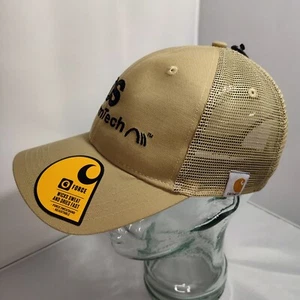 NUOVO! Cappello berretto snapback CARHARTT FORCE LOGO marrone kaki beige pubblicità Stormtech - Foto 1 di 10