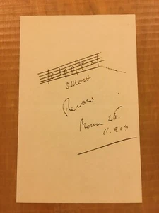 Documento autografo di Lorenzo Perosi - Picture 1 of 1