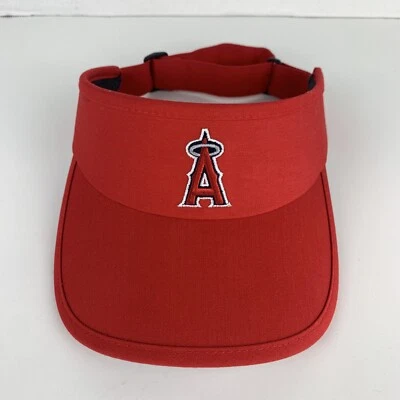 MLB Los Angeles Angels Twins Enterprise Visera Gorra Gorra Correa Roja Ajustable Foto 1 de 4