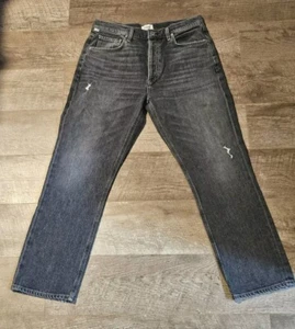 Citizens of Humanity Jolene High Rise Vintage Slim Washed Blk Sz 27 $218 - Picture 1 of 3