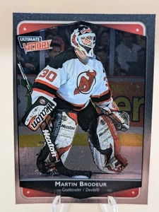 1999-00 Upper Deck Ultimate Victory Martin Brodeur hockey card #50 Devils HOF - Picture 1 of 2