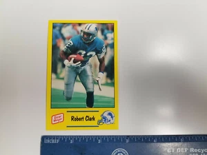 Detroit Lions NFL Football #22 Robert Clark 1991 Oscar Mayer Player Trading Card - Picture 1 of 2