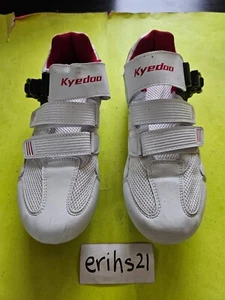 KYEDOO Indoor Cycling Shoes men EU Sz 41 White - Picture 1 of 8