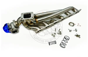 3mm T4 Top mount turbo manifold+44mmWG  For BMW E36  M50 M52 S50 S52 1992-1998 - Picture 1 of 23