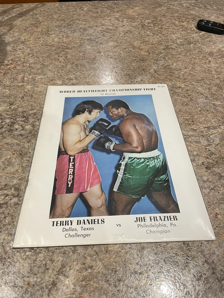 Joe Frazier vs Terry Daniels Boxing Program - Image 1 of 1