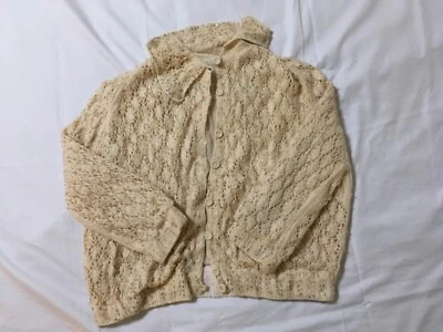 Suéter tejido recortado vintage años 50? .......Se siente muy suave......Talla mediana. Foto 1 de 4