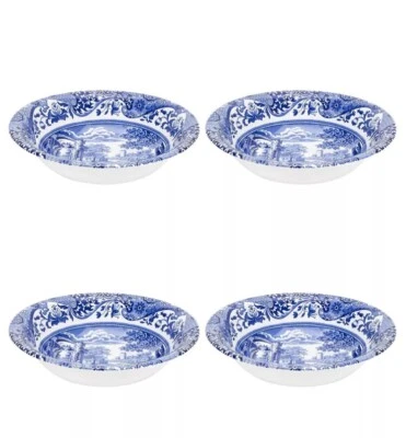 Spode Blue Italian Cereal Bowls 20cm -  Set of 4 - New - Thanksgiving Holiday - Image 1 of 4
