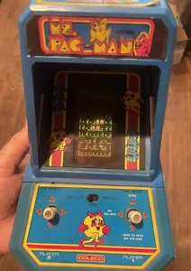 Vintage 1981 Ms. PAC-MAN Mini Tabletop Arcade Video Game Rare Coleco USED Works! - Picture 1 of 11