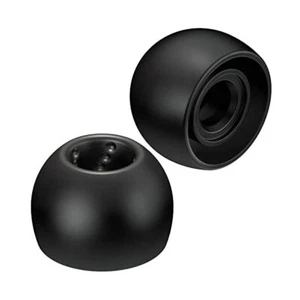 Victor JVC EP-FX9 Spiral Dot Replacement Ear Tips 6 pcs Black S MS M ML L Ja JP - Picture 1 of 4