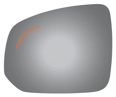 New Flat Left Replacement Mirror for 16-18 Volvo XC90 W/O Backing Plate - Image 1 of 2