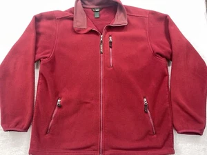 L.L. Bean Fleece Rot Full Zip Jacke Herren Gr. XL Tall 0 WN29 Dick Outdoor - Bild 1 von 13