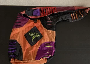 Rising Hippie Boho Sling Crossbody Floral Razor Cut Patchwork Bohemian Nepal Tasche - Bild 1 von 4