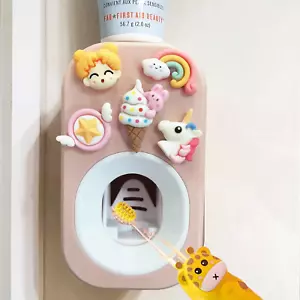 Automatic Kid Toothpaste Dispenser for Shower,Toothpaste Squeezer for Kids & Fam - Picture 1 of 6
