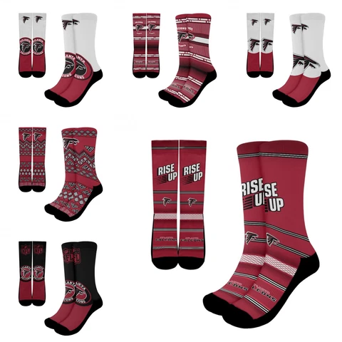 Atlanta Falcons Unisex Crew Socks Sports Socks Above Ankle One Pair Fans Gift Cover
