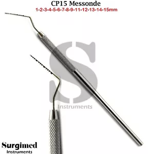Parodontal Messsonde CP 15 Zahnsonde Parodontometer Taschentiefensonde Dental - Bild 1 von 3