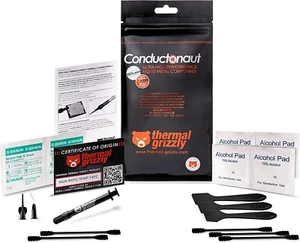 Thermal Grizzly Conductonaut Wärmeleitpaste - 1 Gramm Set + 3 Applikatoren + Pads - Bild 1 von 6