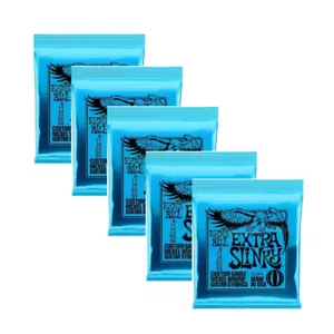 5 SETS Ernie Ball Electric Guitar Strings 8-38 EXTRA SLINKY Nickel Wound 2225 - Picture 1 of 9
