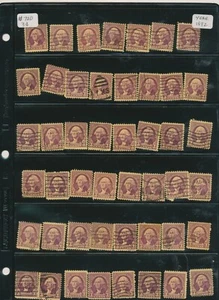 95 sellos clásicos de Estados Unidos • Scott # 720 • 3¢ • de 1932. TODO USADO #04 - Imagen 1 de 2
