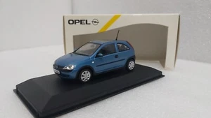 Opel Corsa C Light Blue 2000-2006 1:43 Minichamps Dealer Edition EXTREMELY RARE! - Picture 1 of 10